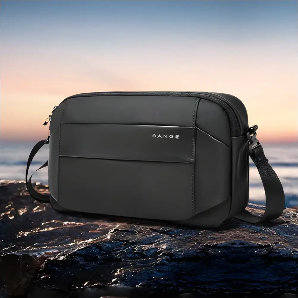 BANGE waterproof shoulder bag for travel and daily use