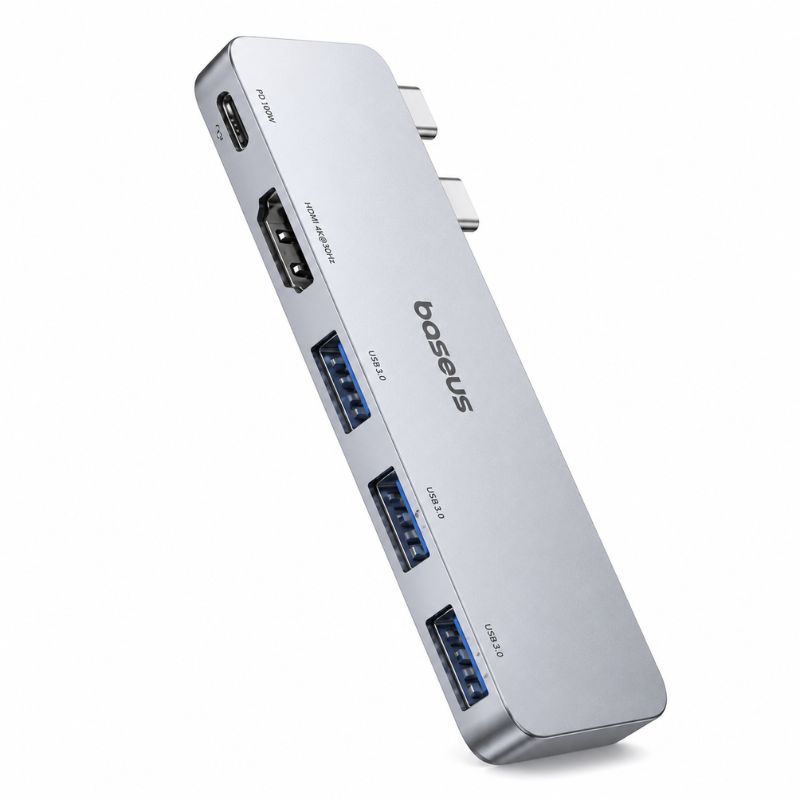 Baseus BS-OH182 UltraJoy 6-in-1 USB-C Hub with 4K HDMI and 100W PD Charging