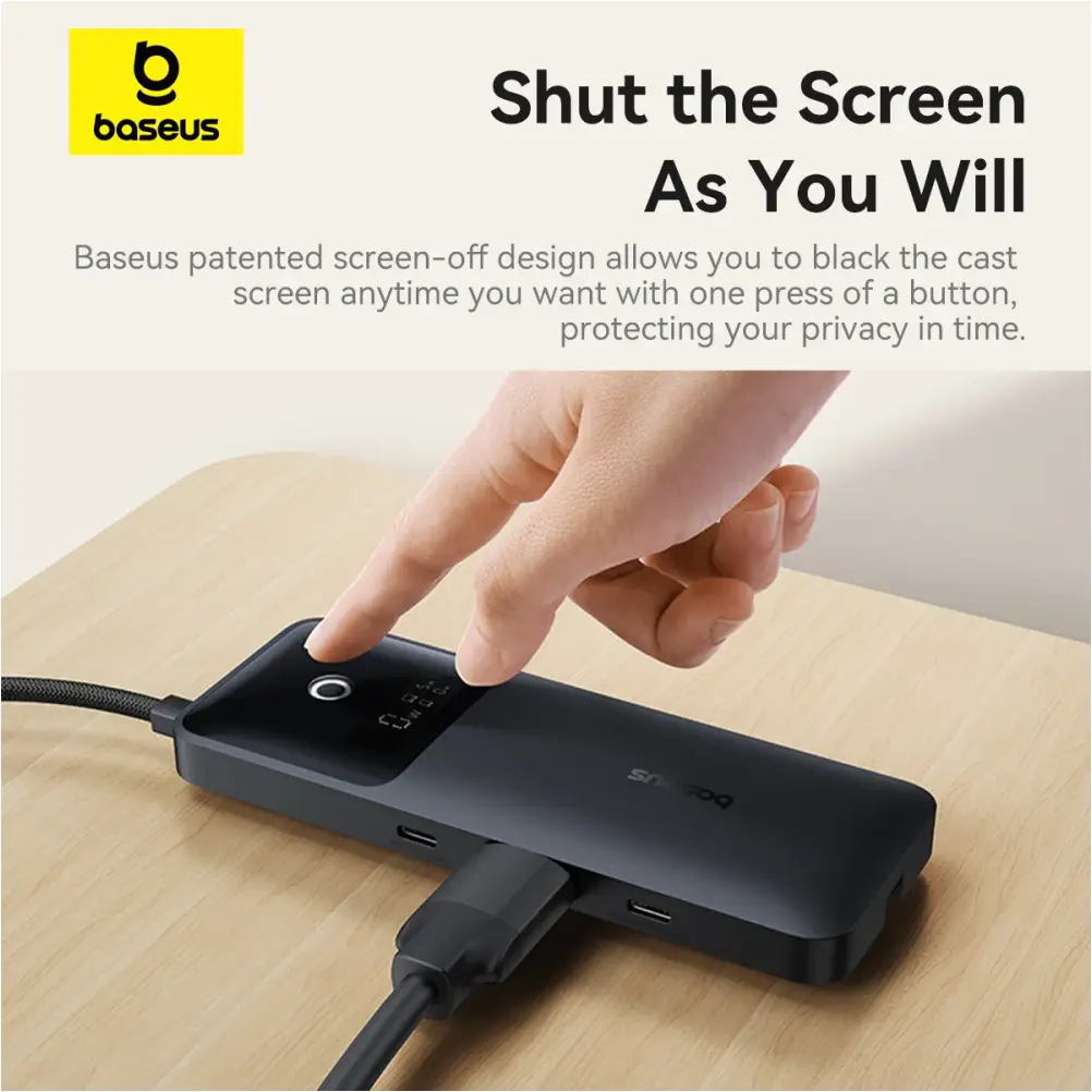 Baseus 6 in 1 USB hub compact multiport design