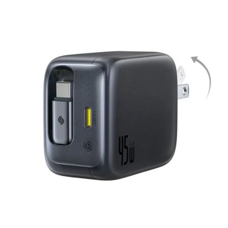 Baseus EnerCore CJ11 Fast Charger with Retractable Cable 2C 45W