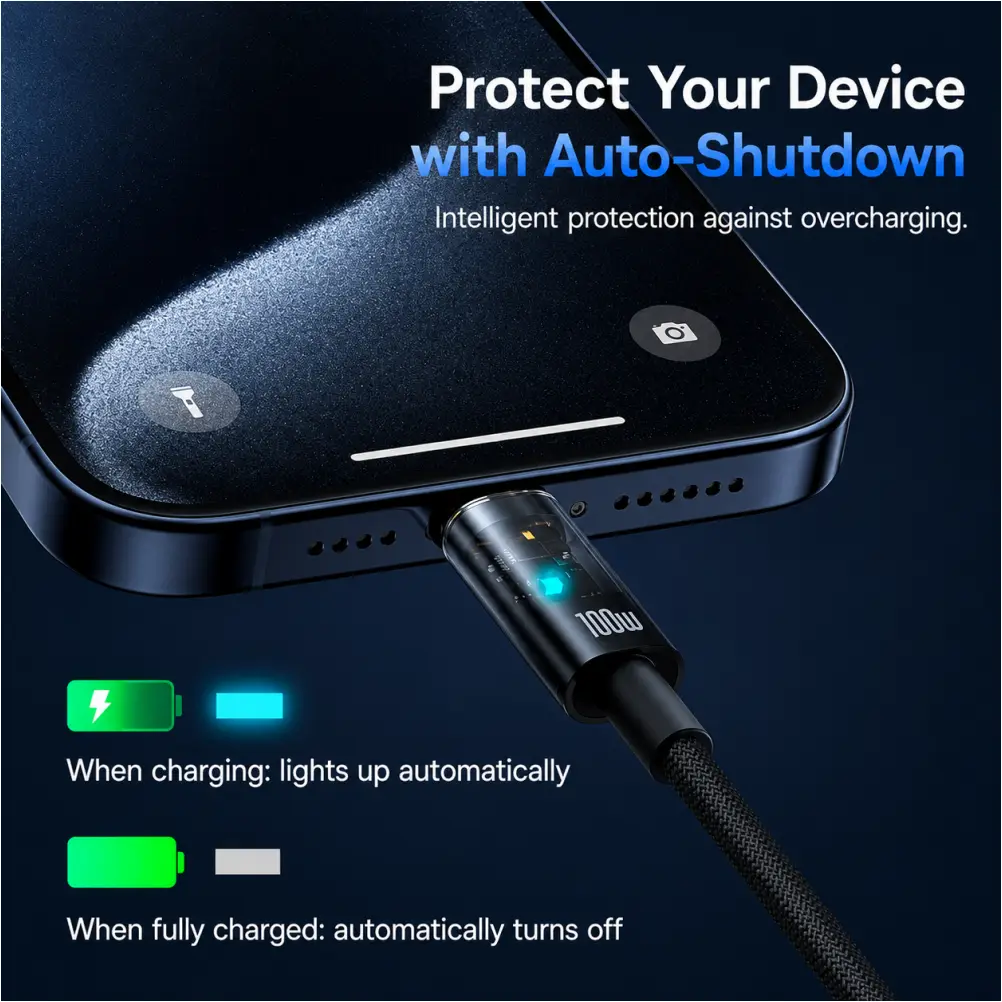 Baseus Explorer charging cable design