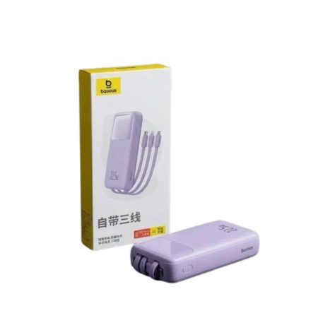 Baseus PPMD2-10 10000mAh 22.5W Power Bank with 3 Built-in Cables