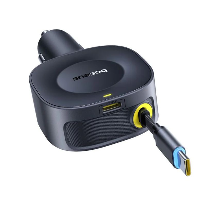 Baseus PrimeTrip VR2 Car Charger with Retractable Cable