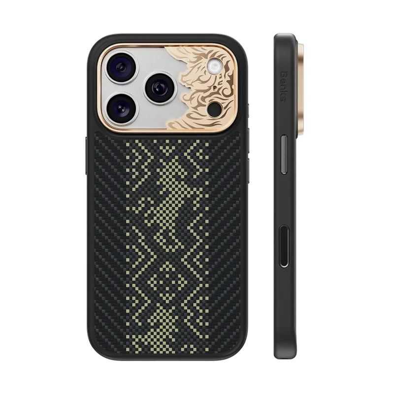 Benks Knight ArmorAir Black Case built with Kevlar® for iPhone 18 Series