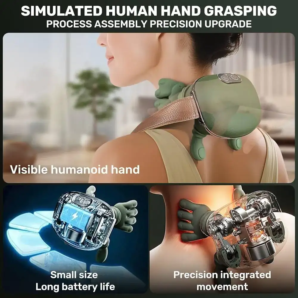 Bionic Heated Massager Master wireless heated neck shoulder massager ergonomic electric massager Bangladesh