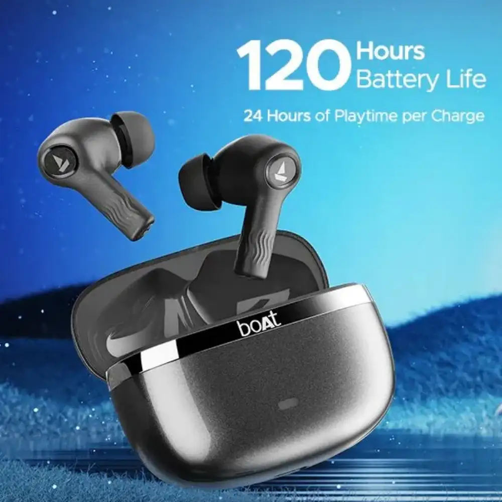 boAt Nirvana Ion ANC TWS Earbuds front view