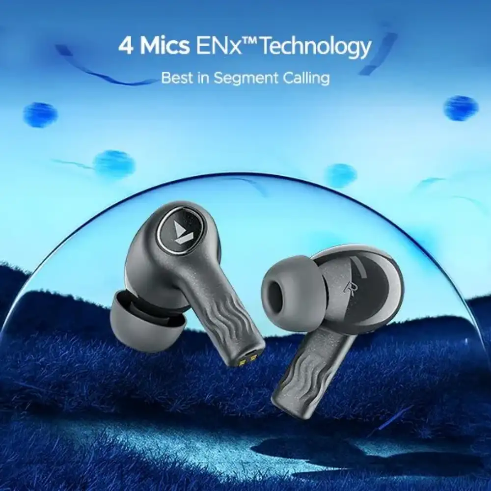 boAt Nirvana Ion ANC TWS Earbuds black color