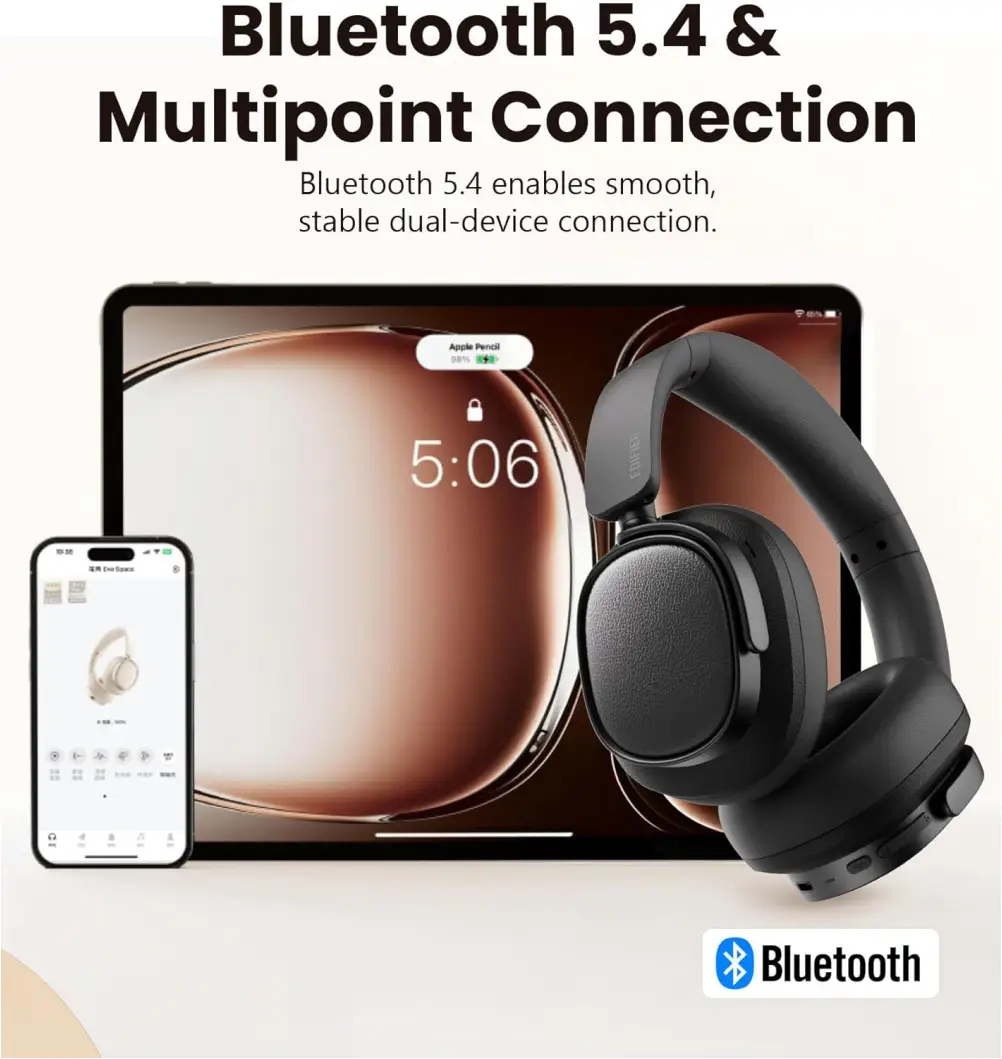 Edifier ES850NB bluetooth headphones for travel and office use