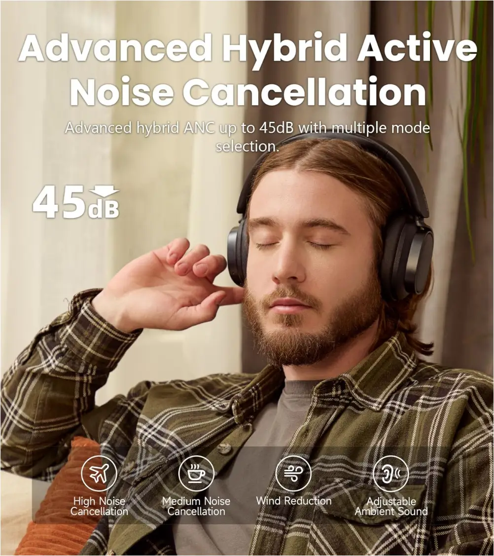 Edifier ES850NB ANC headphones for immersive music experience