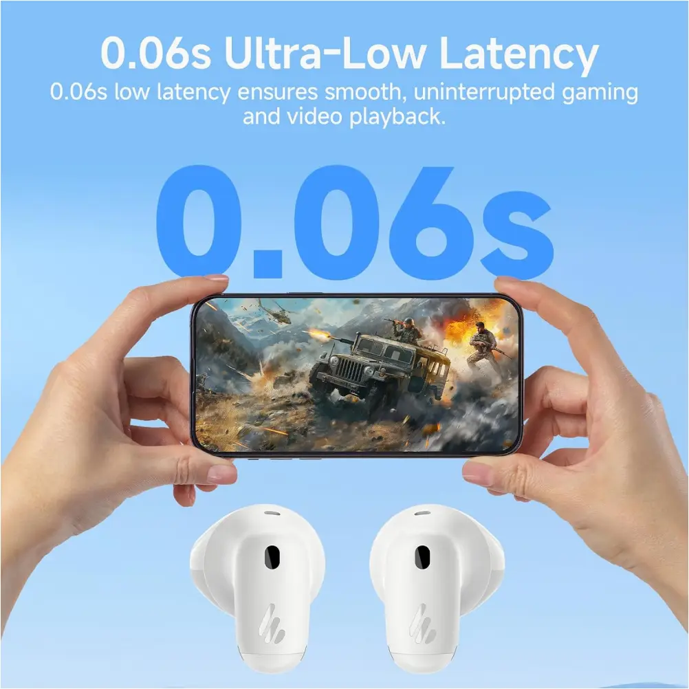 Edifier X1 Lite earbuds used for music listening and calls