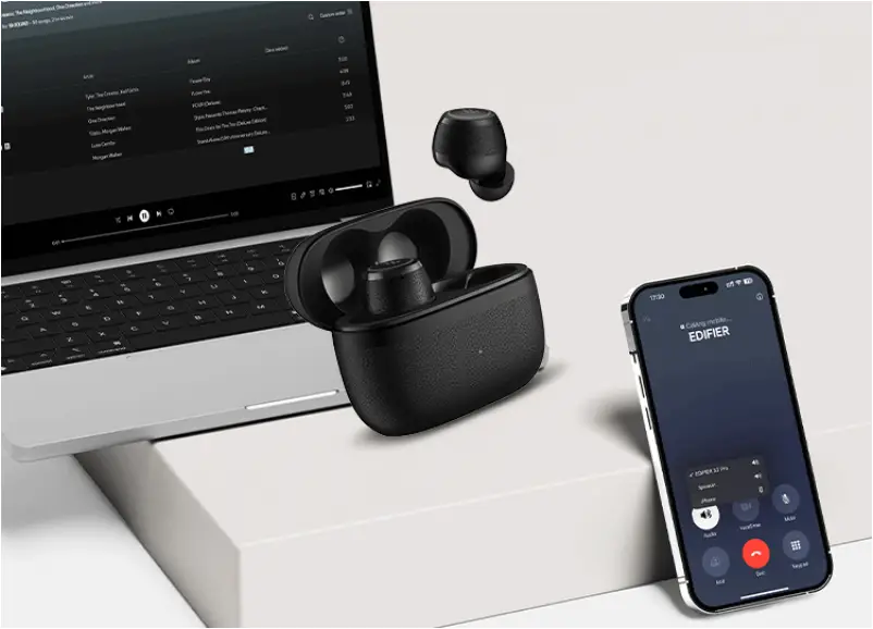 Edifier X3 Pro wireless earbuds close up audio driver