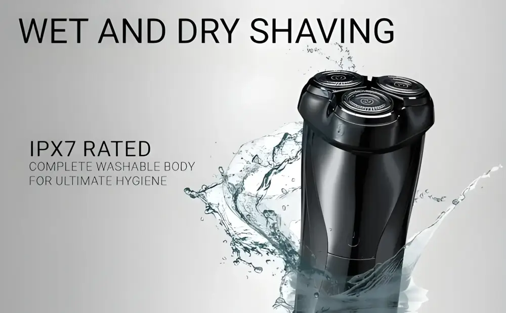 ENCHEN Blackstone 3 electric shaver side profile ergonomic design