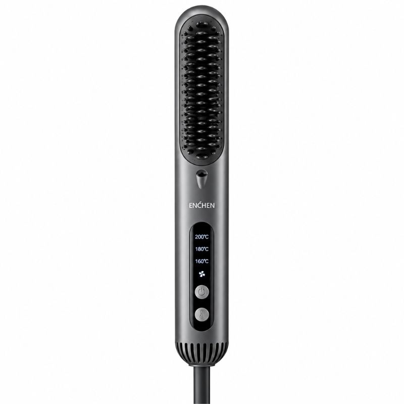 ENCHEN H2 2-in-1 Hair Straightener Brush
