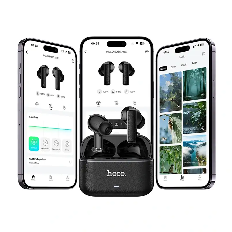 EQ35 Rhyme TWS earbuds modern in ear wireless earphones design