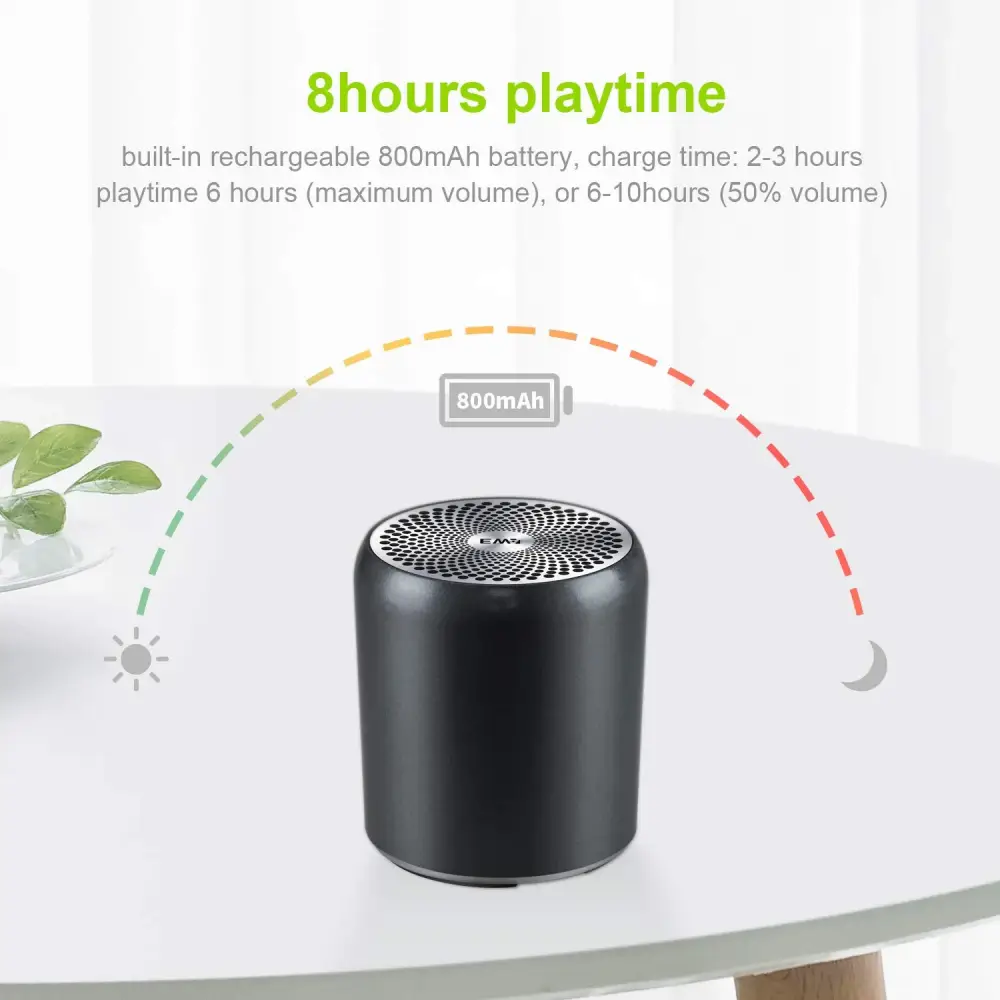 EWA A107 metal wireless speaker with powerful sound output