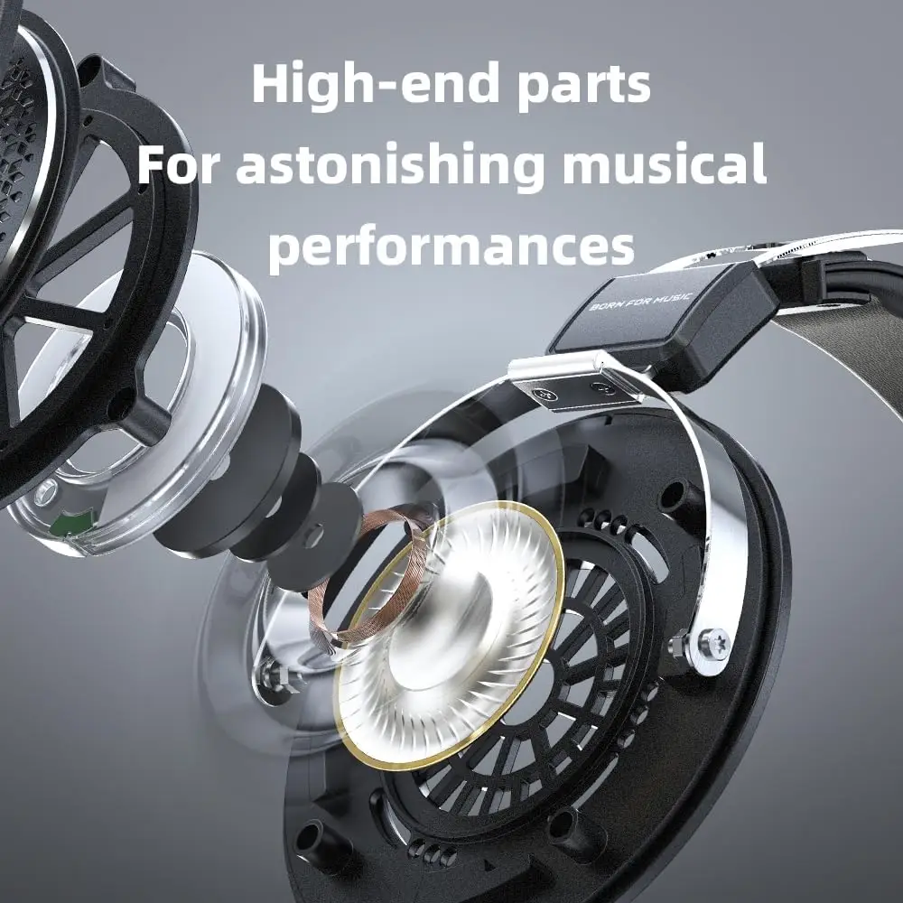 JadeAudio JT1 over ear headphone detailed design for studio monitoring