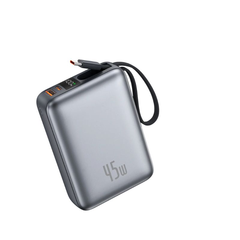 FONENG PX138 20000mAh 45W Power Bank with Built-in USB-C Cable