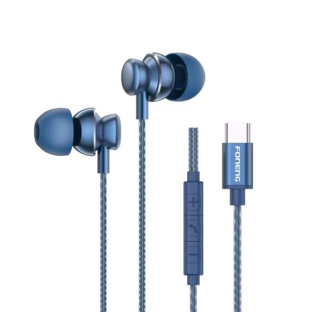 Foneng T67 In Ear Heavy Bass Type C Earphone