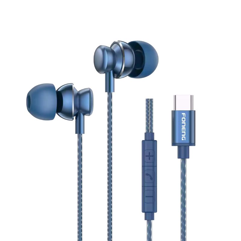 Foneng T67 In Ear Heavy Bass Type C Earphone