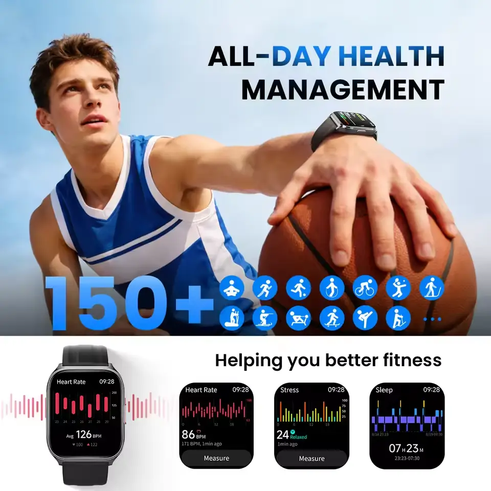 Haylou Watch 3 smartwatch with all day health monitoring and 150 plus sports modes fitness tracking