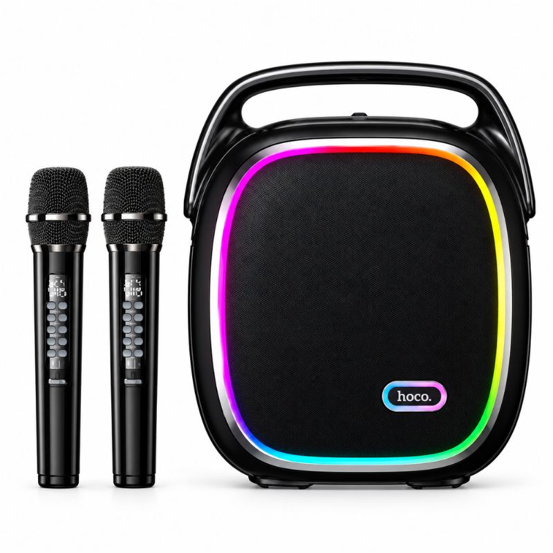 HOCO DS86 River 60W Bluetooth 6.0 RGB Karaoke Speaker