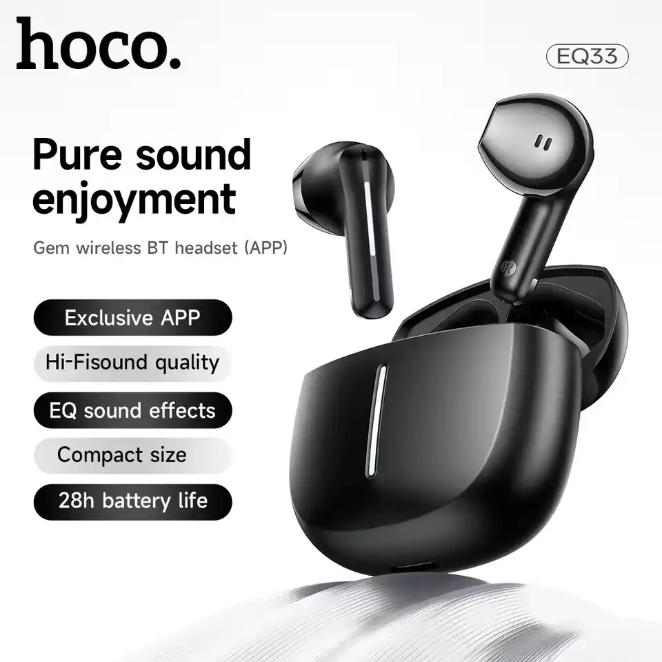 HOCO EQ33 Gem True Wireless Earbuds with Smart App Control