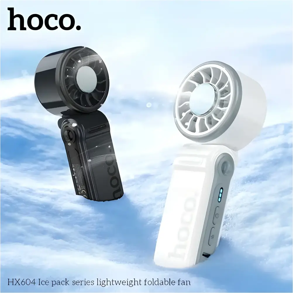 Hoco HX604 foldable mini fan compact portable design