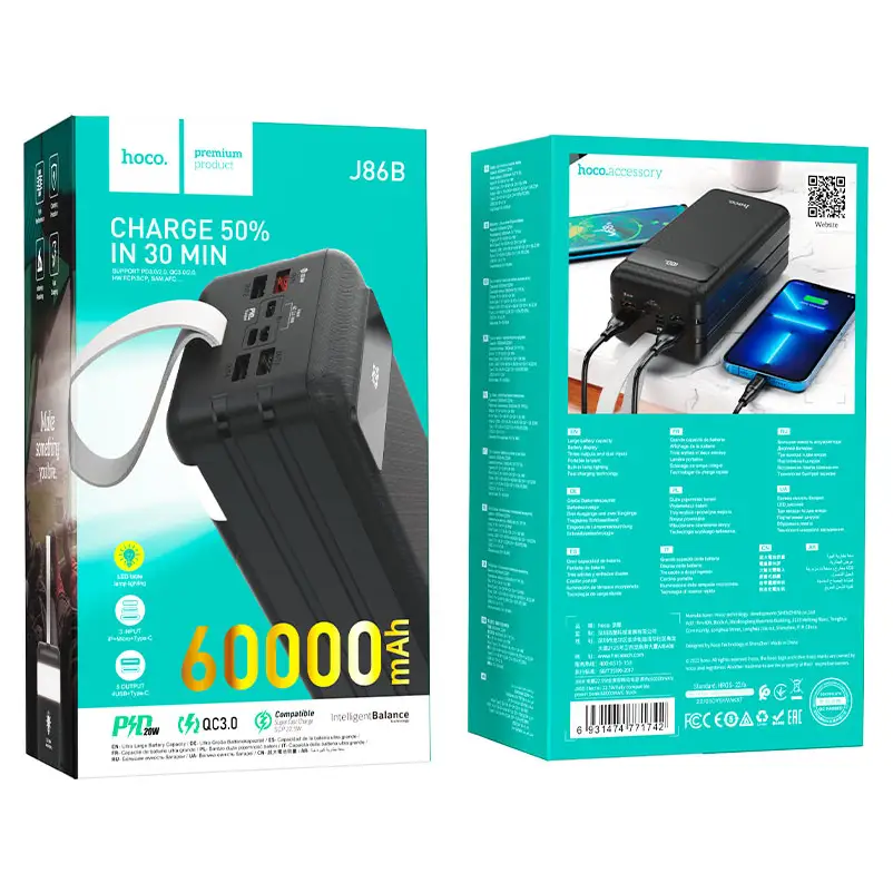 Hoco J86B power bank design