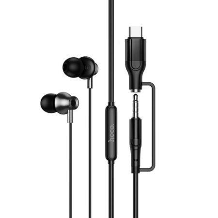 Hoco M119A Mia 2-in-1 Type-C & 3.5mm Universal Digital Earphones
