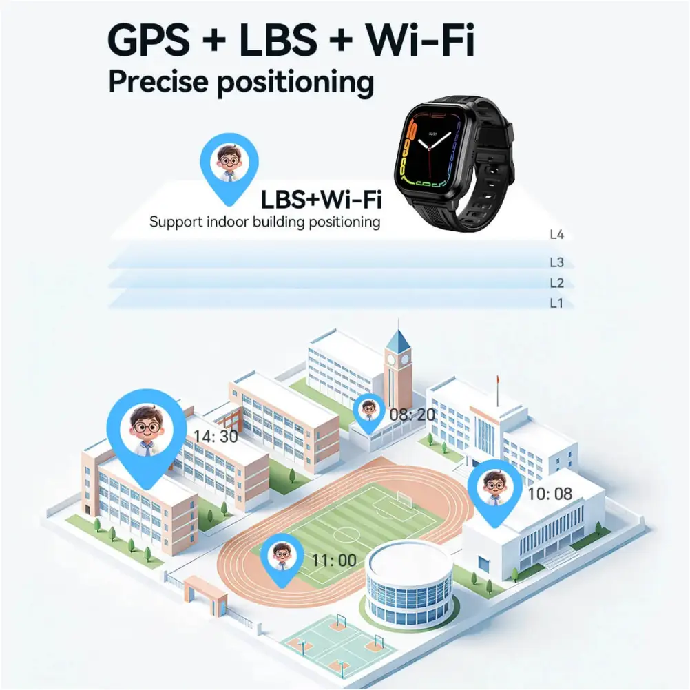 Hoco 4G phone watch for kids with calling support