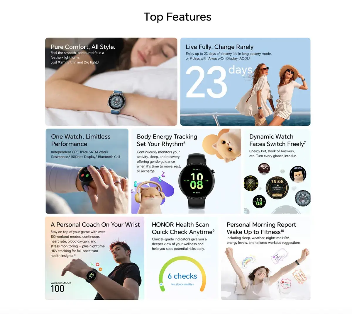 Honor Watch Fit Active features – 23 days battery, AMOLED display, Bluetooth calling, GPS and health tracking