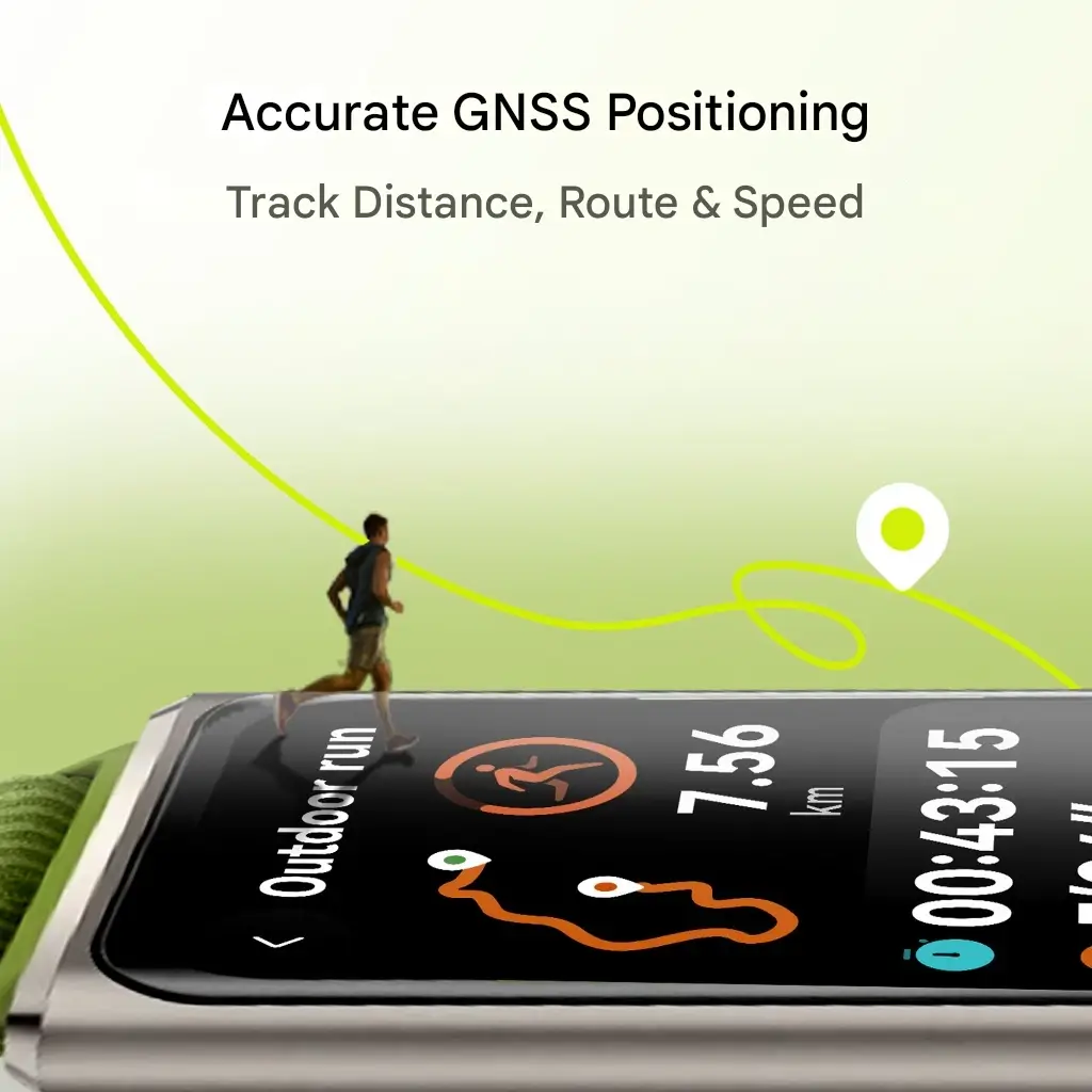 HUAWEI Band 11 Pro GNSS tracking during an outdoor run