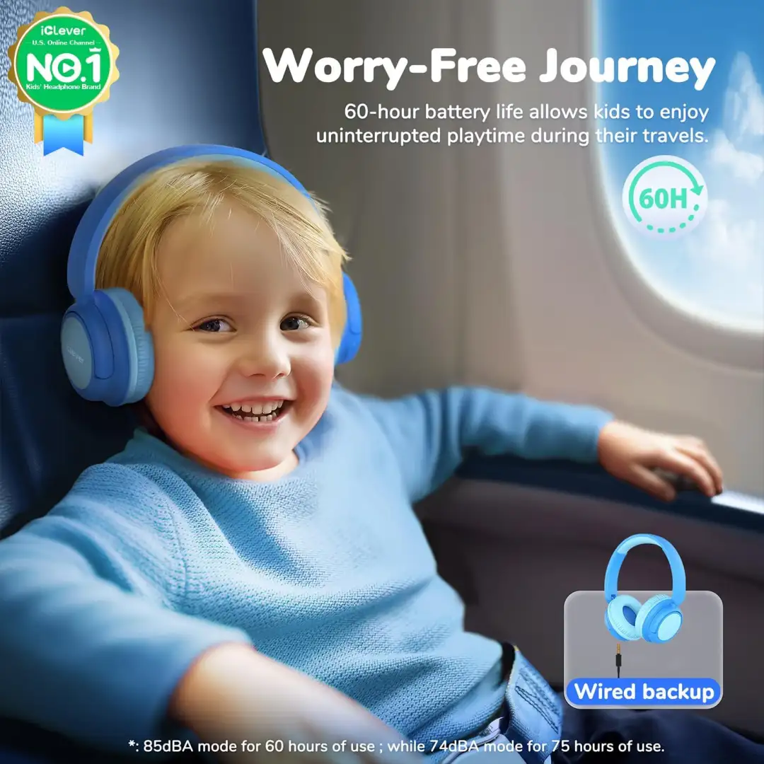 iClever BTH22 built for kids comfort and safety