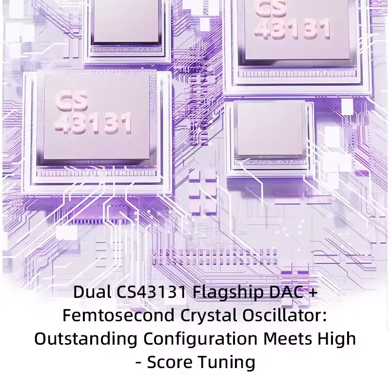 iBasso Jr Macchiato Dual CS43131 Flagship DAC with Femtosecond Crystal Oscillator for Hi-Res Audio