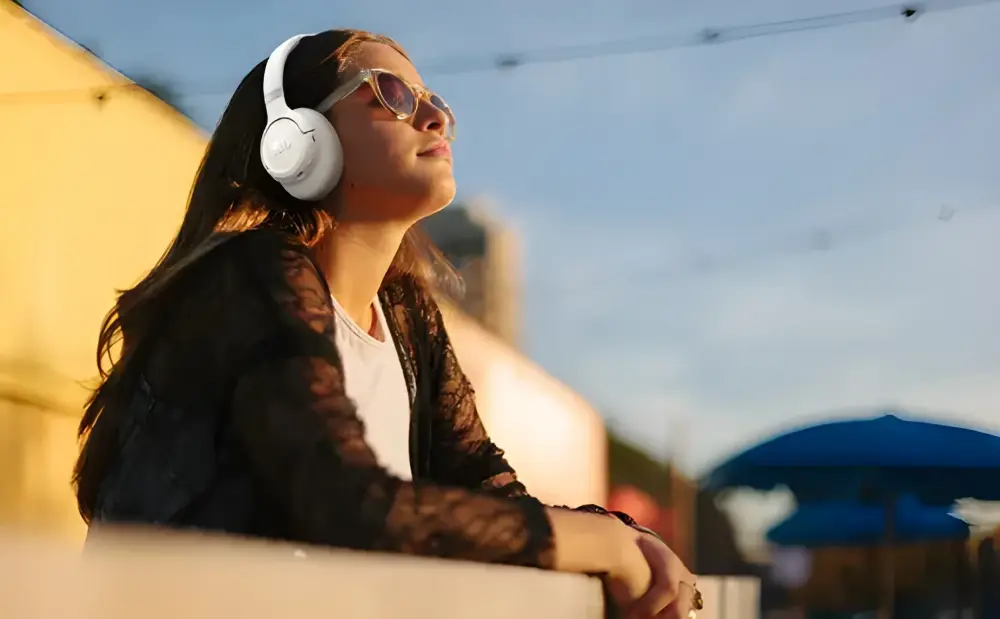 JBL Tune 780NC over ear wireless ANC headphones front view