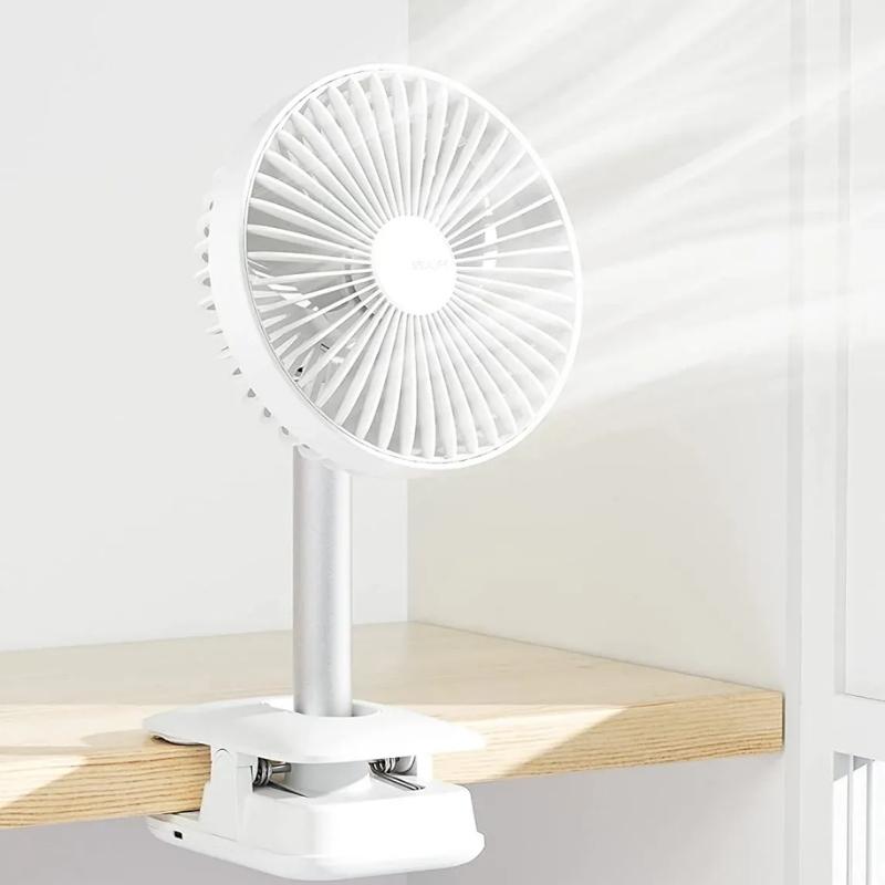 JISULIFE Fa13R 8000mAh Rotating Rechargeable Clip Fan