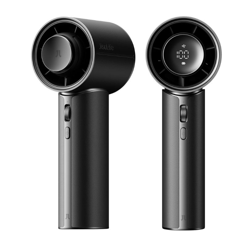 JISULIFE Handheld Fan Pro1 Mini, 100-Speed Cooling, 30H Battery, Aroma Pod