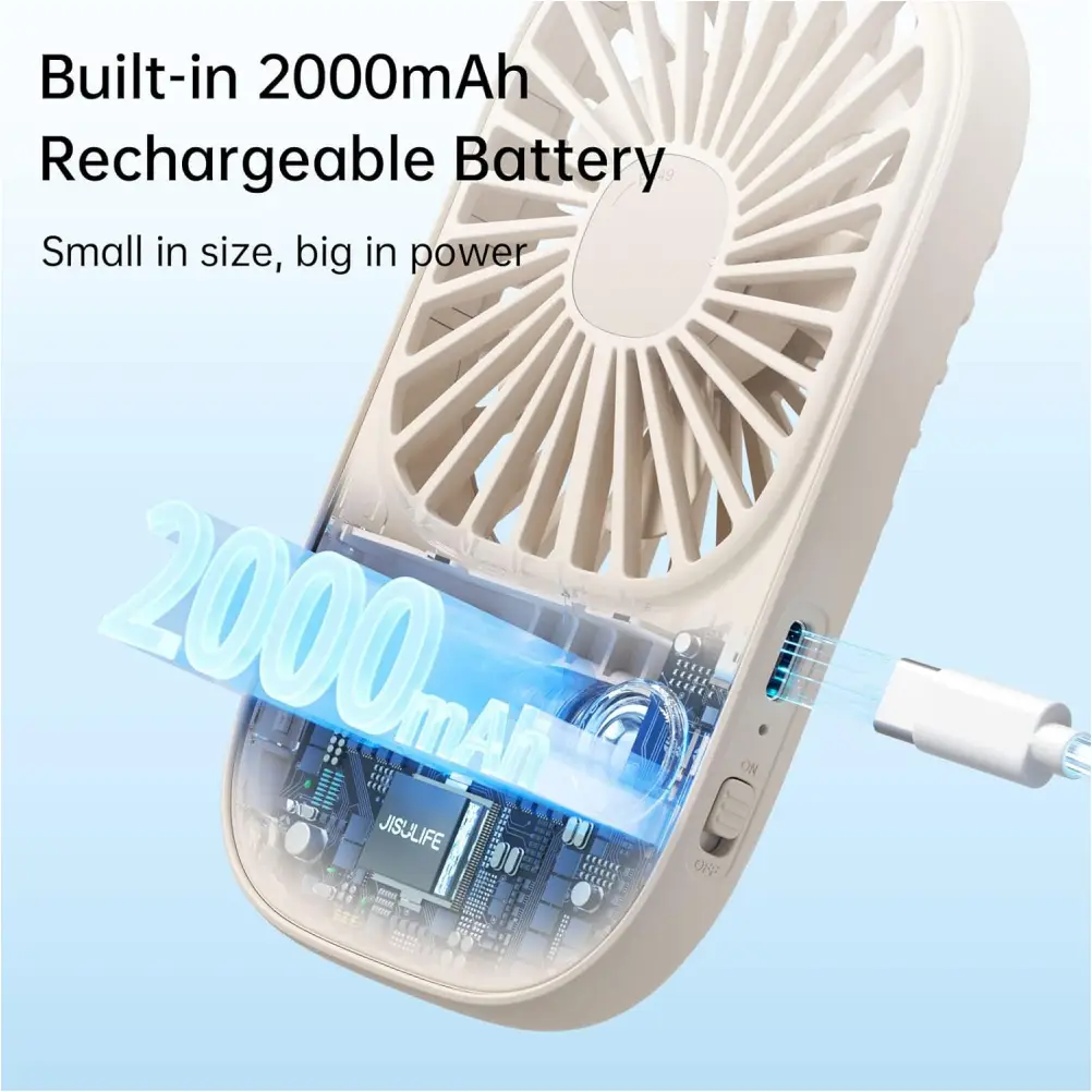 JISULIFE lash fan portable beauty fan design