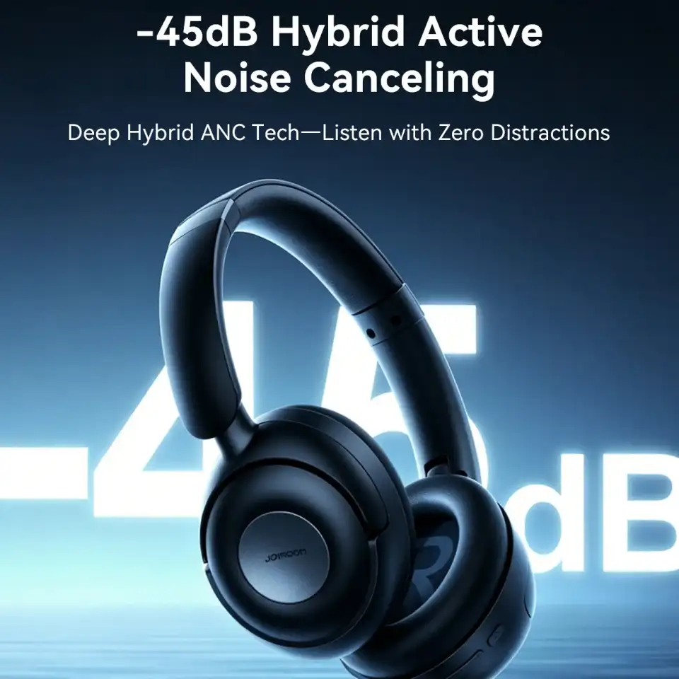 JOYROOM JR-JH3 Hybrid ANC Wireless Headphones Black