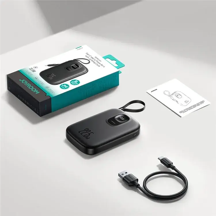 Joyroom JR-PBF18 power bank USB-C and USB-A ports