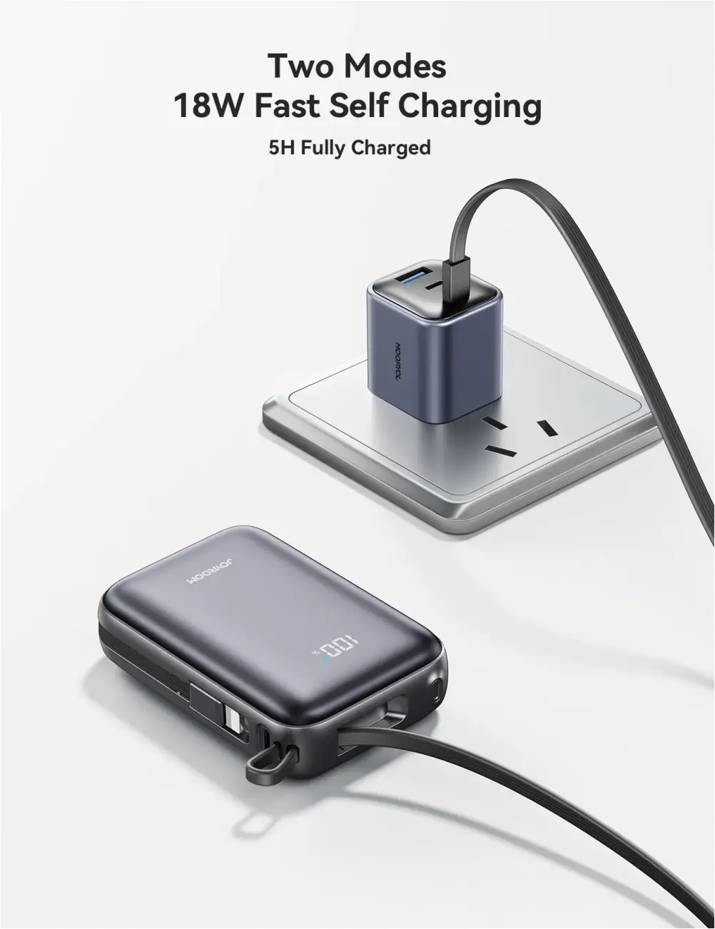 JOYROOM JR PBF29 mini power bank for travel and daily use