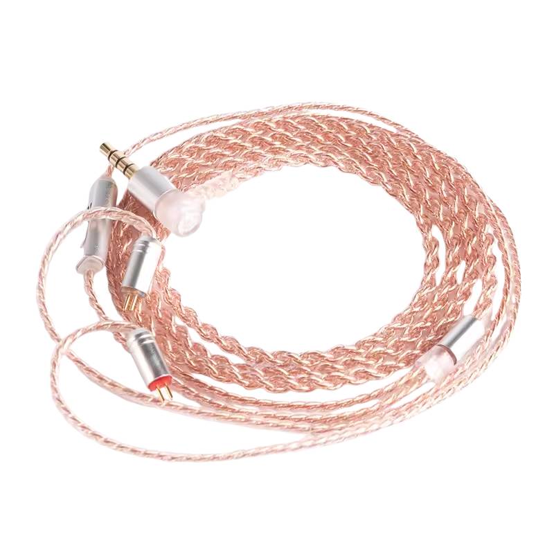 KBEAR 4 Core Silver Plated Copper IEM Cable