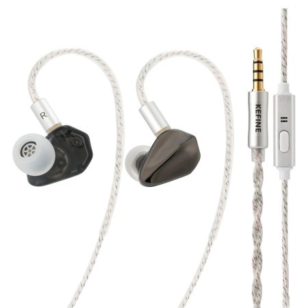 KEFINE Loric Titanium Composite Diaphragm HiFi IEM Earphones