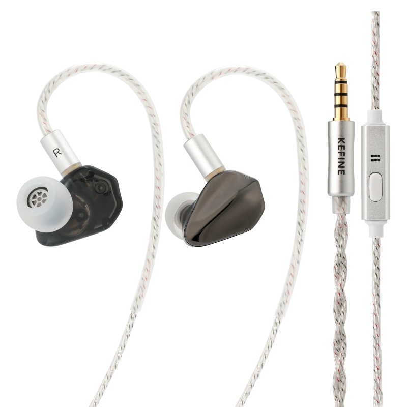 KEFINE Loric Titanium Composite Diaphragm HiFi IEM Earphones