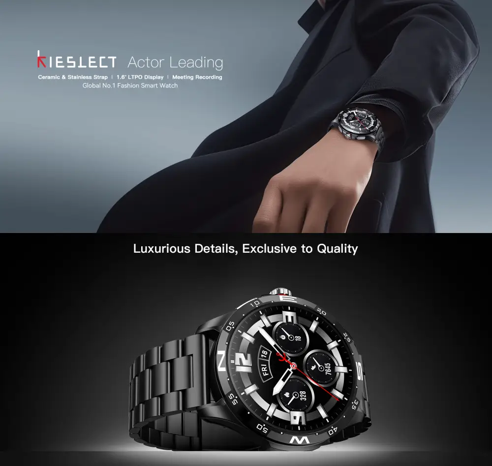 kieslect-actor-leading-smartwatch-stainless-steel-luxury-design
