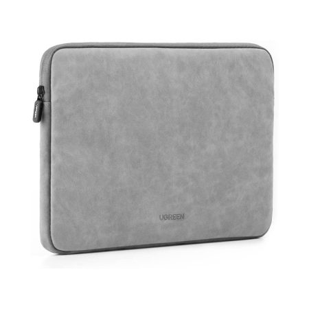 UGREEN 13.3 Inch Laptop Case PU Suede Leather Soft Padded Zipper Cover Sleeve Case, 60985