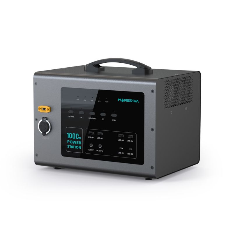 Marsriva MP10 1000W Portable Power Station 1008Wh LiFePO4