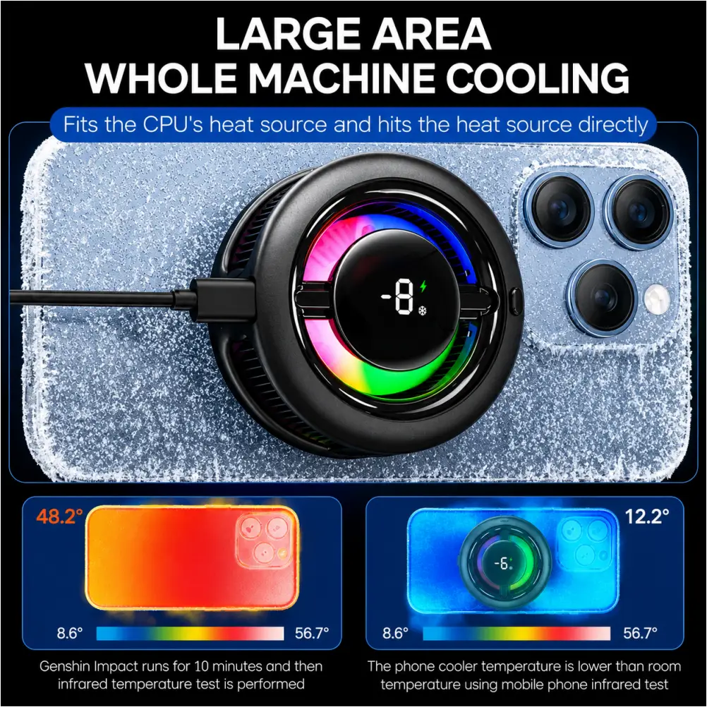 MEMO cooler for mobile gaming