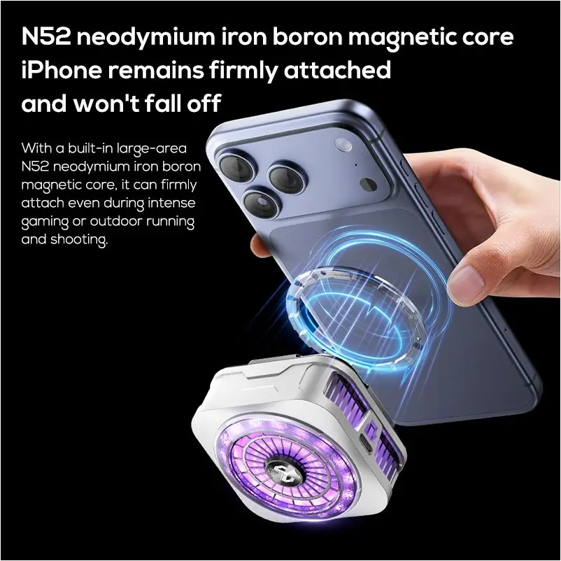 MEMO CX21 18W Magnetic Phone Cooler with RGB lighting
