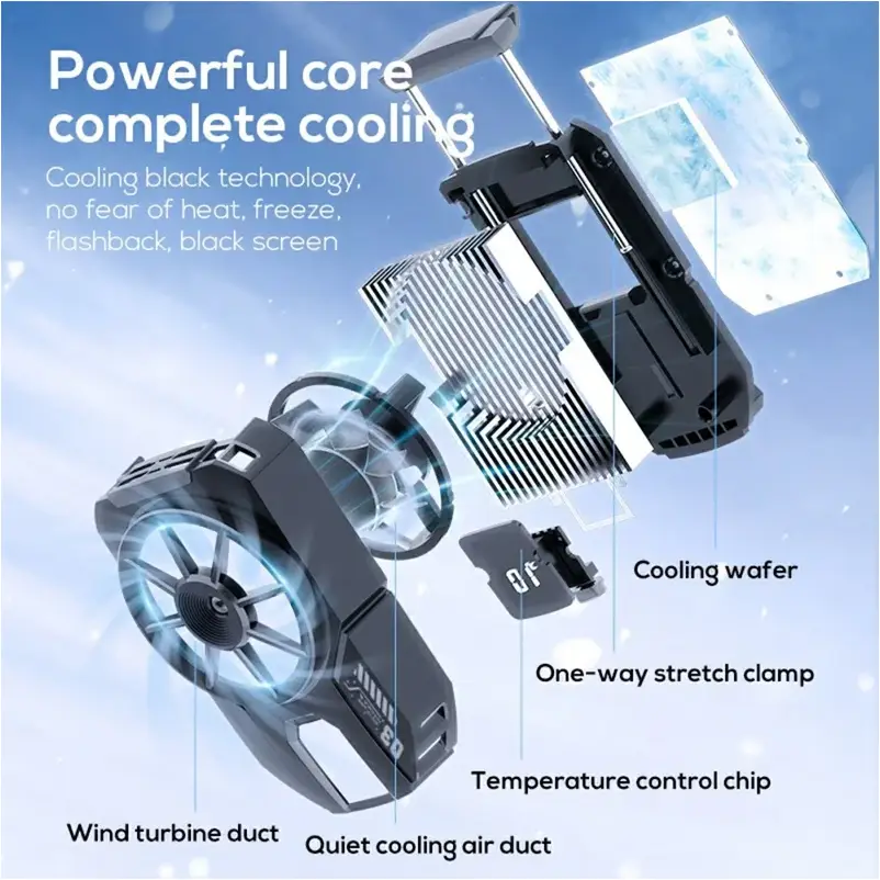 MEMO DLA3 semiconductor cooling fan for reducing phone heat